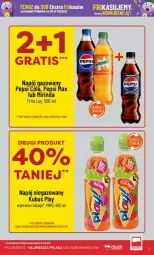 Gazetka promocyjna PoloMarket - Gazetka - ważna od 06.08 do 06.08.2024 - strona 62 - produkty: Pepsi max, Mirinda, Tera, Pepsi, Kubuś, Napój niegazowany, Napój