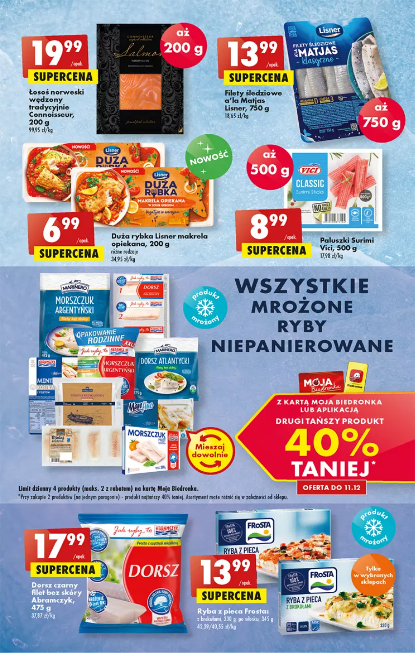 Gazetka promocyjna Biedronka - Gazetka - Biedronka.pl - ważna 08.12 do 14.12.2022 - strona 21 - produkty: Dorsz, Lisner, Matjas