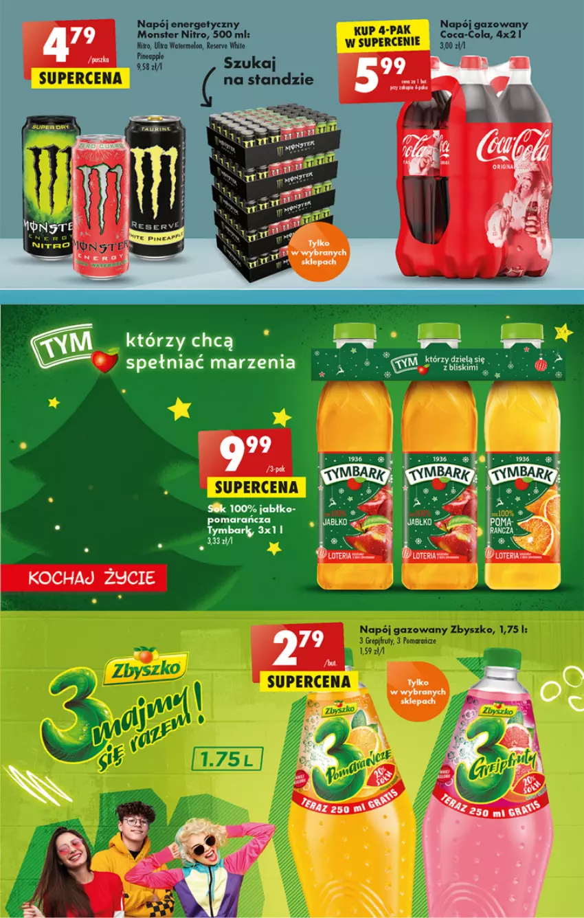 Gazetka promocyjna Biedronka - Gazetka - Biedronka.pl - ważna 08.12 do 14.12.2022 - strona 47 - produkty: Coca-Cola, Koc, LG, Melon, Napój, Napój energetyczny, Napój gazowany, Ser, Tymbark