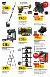 Gazetka promocyjna Castorama - Gazetka - ważna od 28.01 do 28.01.2025 - strona 14 - produkty: Odkurzacz, Top, Drabina, Buty, Buty robocze, Warka, Regał, Szafka, Narożnik, Szlifierka, Zestaw narzędzi, Regał metalowy, Odkurzacz warsztatowy