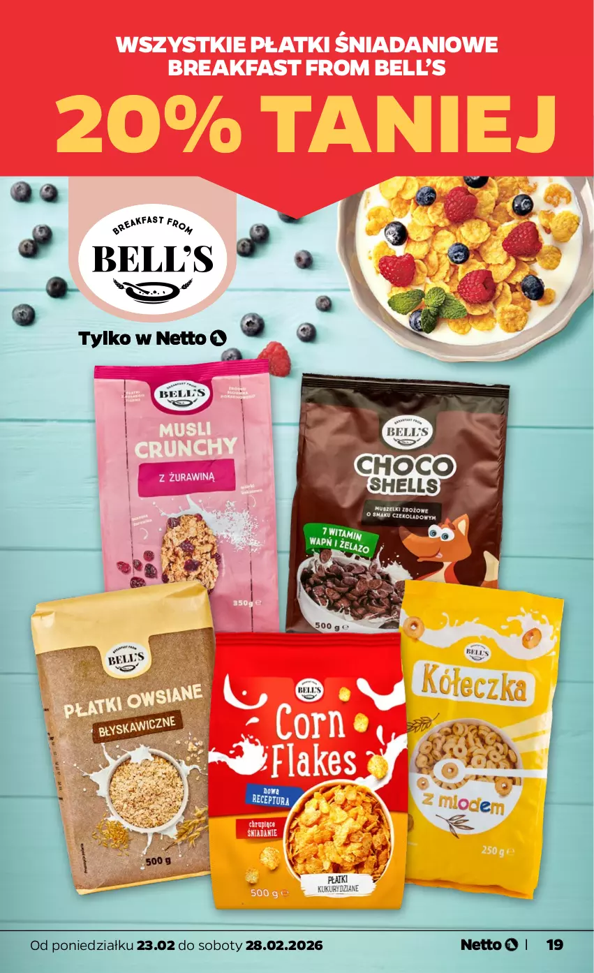 Gazetka promocyjna Netto - Od Poniedziałku - ważna 23.02 do 28.02.2026 - strona 19 - produkty: Bell, Danio, Fa