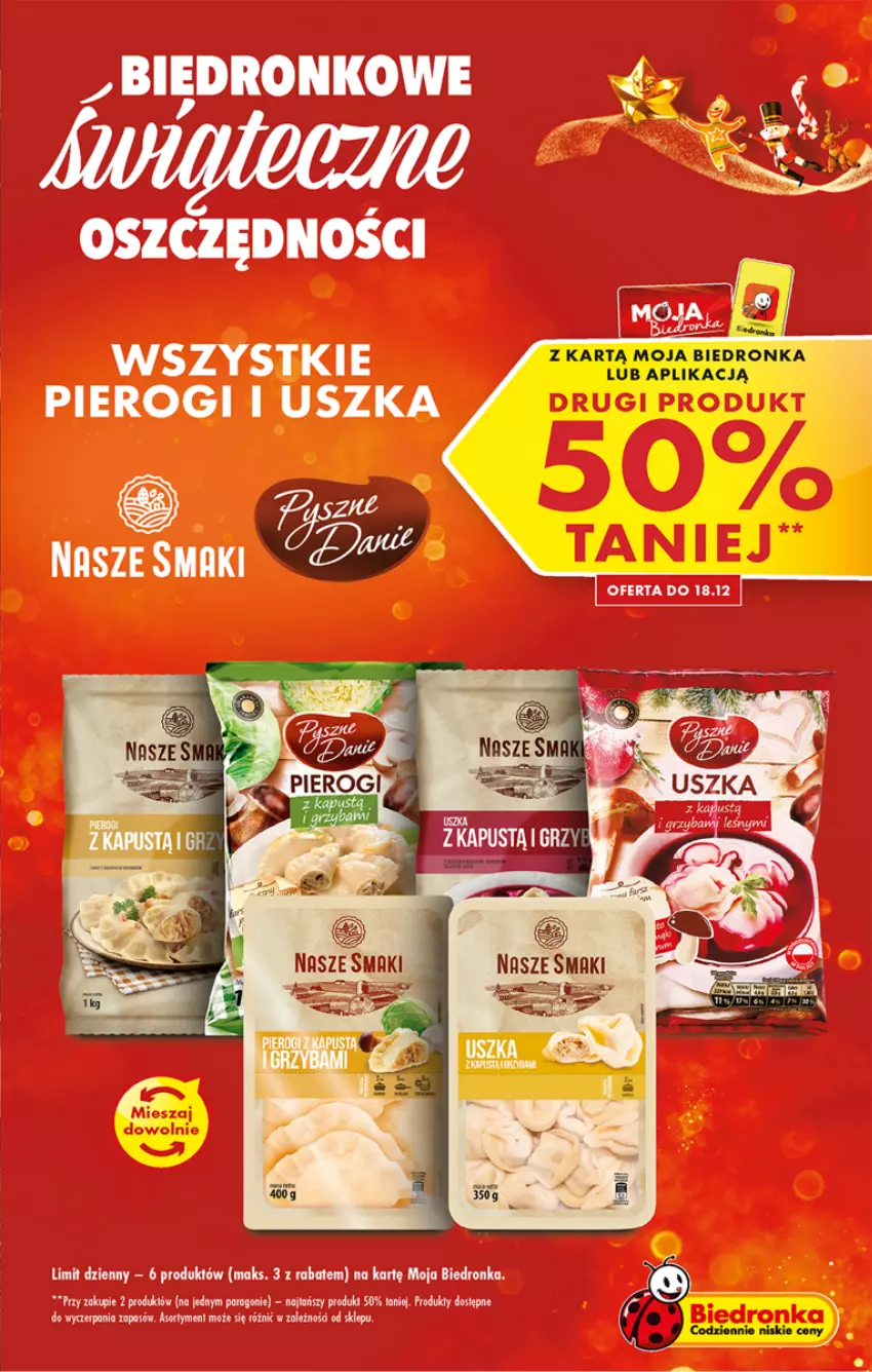 Gazetka promocyjna Biedronka - Gazetka - Biedronka.pl - ważna 15.12 do 21.12.2022 - strona 5 - produkty: Pierogi, Por