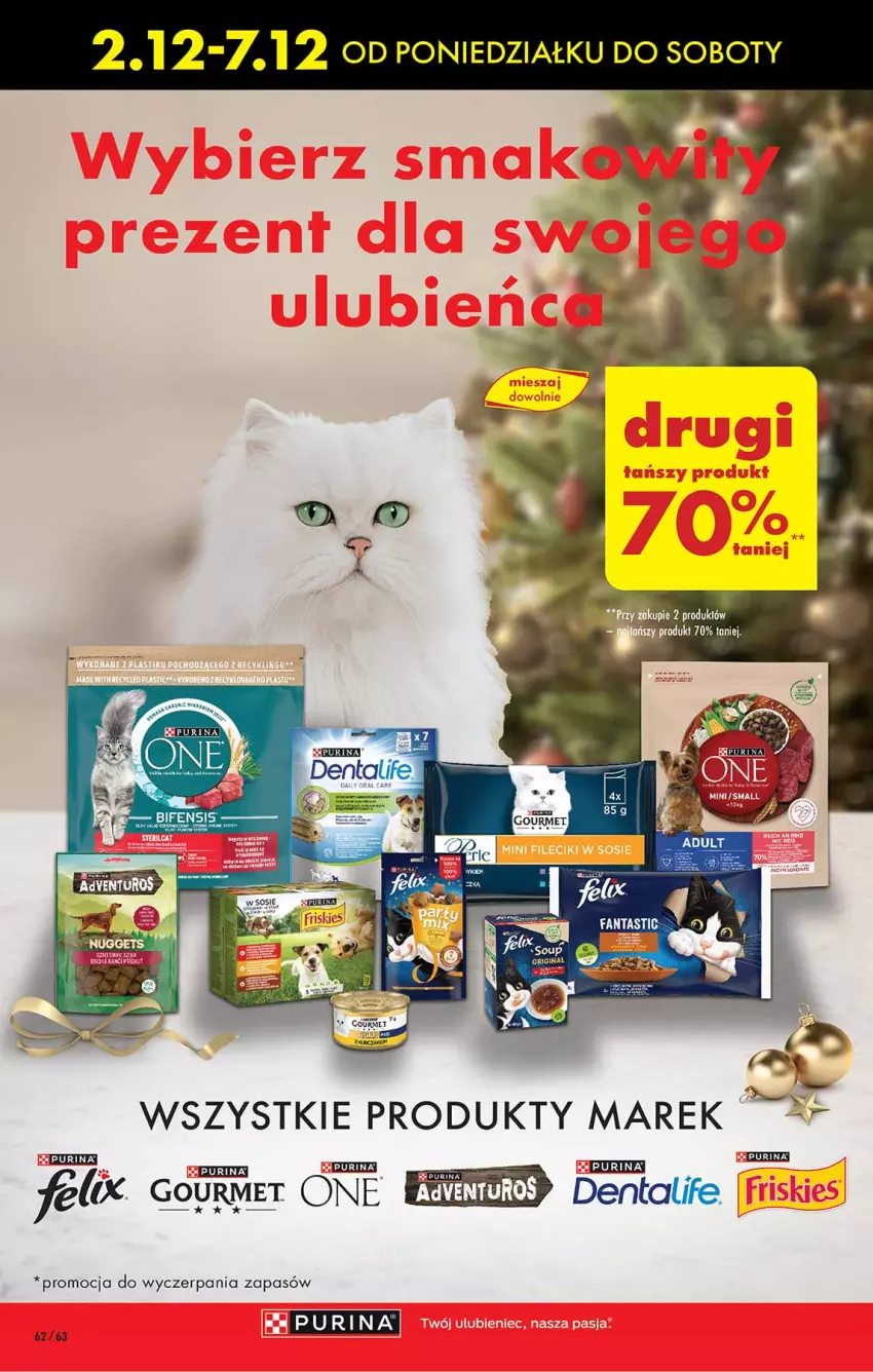 Gazetka promocyjna Biedronka - Od Poniedziałku - ważna 02.12 do 07.12.2024 - strona 62 - produkty: Pur, Purina