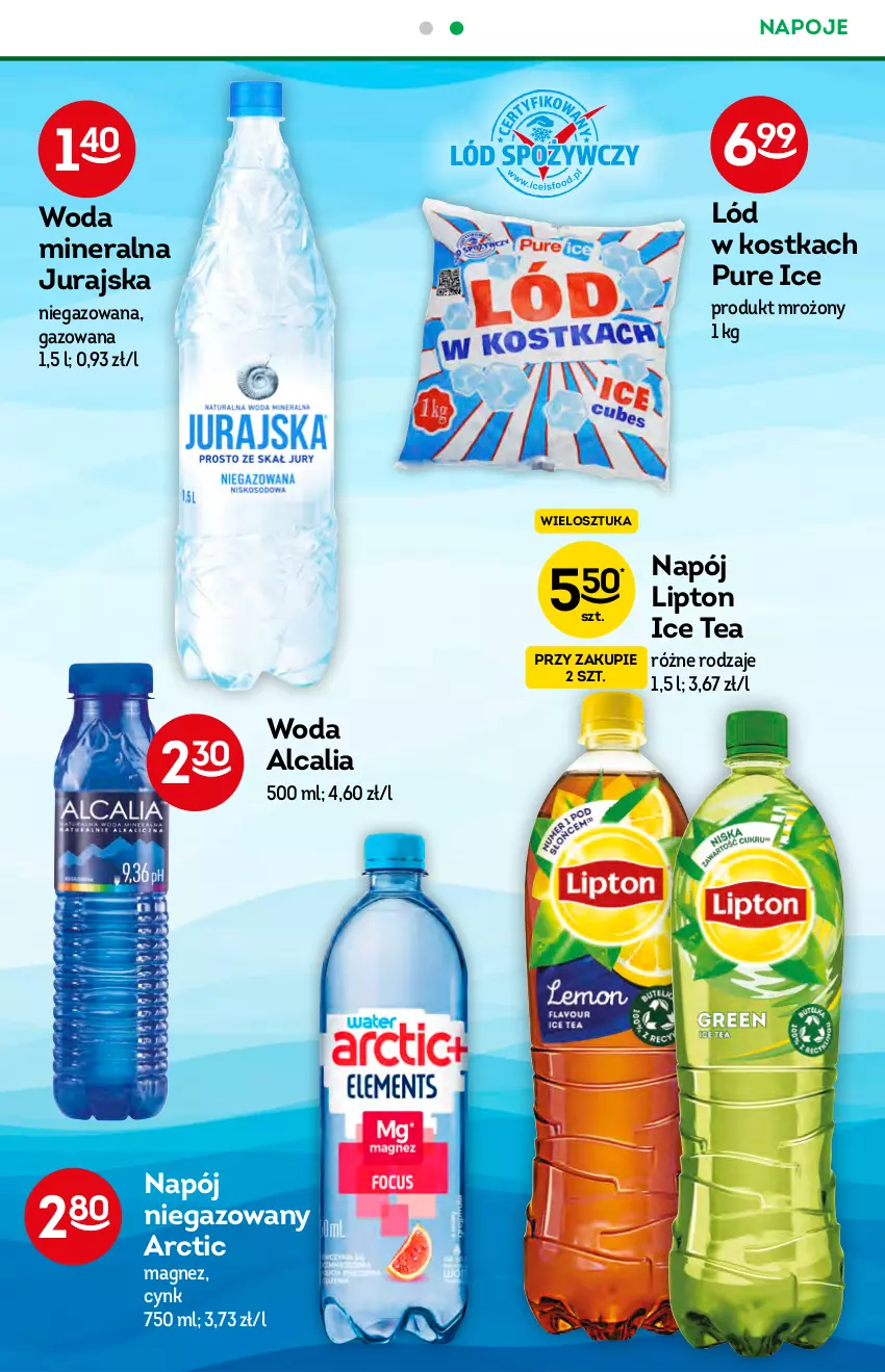 Gazetka promocyjna Żabka - ważna 25.08 do 31.08.2021 - strona 19 - produkty: Cynk, Ice tea, Lipton, Magnez, Napój, Napoje, Pur, Woda, Woda mineralna