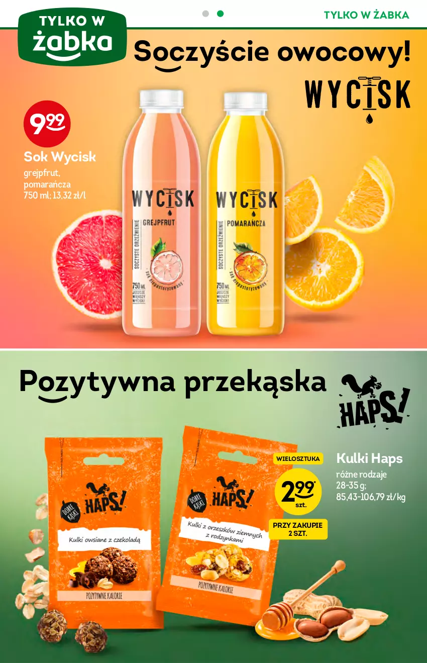 Gazetka promocyjna Żabka - ważna 25.08 do 31.08.2021 - strona 25 - produkty: Grejpfrut, Sok