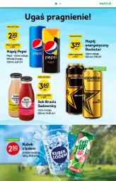 Gazetka promocyjna Żabka - Gazetka - ważna od 31.08 do 31.08.2021 - strona 18 - produkty: Sok, Napój energetyczny, Mirinda, O nas, Napoje, Pepsi, Kubek, Napój