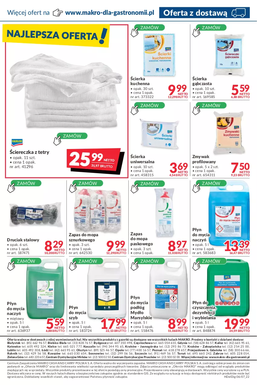 Gazetka promocyjna Makro - [Oferta promocyjna] Dostawa - ważna 08.03 do 04.04.2022 - strona 8 - produkty: Do mycia naczyń, Gra, Kosz, Mars, Mop, Mydło, Piec, Płyn do mycia, Płyn do mycia naczyń, Płyn do mycia podłóg, Rum, Sos, Szal