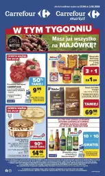 Gazetka promocyjna Carrefour - Gazetka Carrefour, Market od poniedziałku! - Gazetka - ważna od 02.05 do 02.05.2026 - strona 1 - produkty: Piwa, Tchibo, Ketchup, Sos, Por, Mus, Kawa ziarnista, Kawa, Carte d'Or, Lody, Grill, Fa