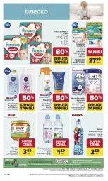 Gazetka promocyjna Carrefour - Gazetka Carrefour, Market od poniedziałku! - Gazetka - ważna od 02.05 do 02.05.2026 - strona 34 - produkty: HiPP, Mus, Pampers, Majtki, Kubuś Waterrr, Dzieci, Kubuś, Pieluchomajtki, Wosana, Nivea, BEBILON