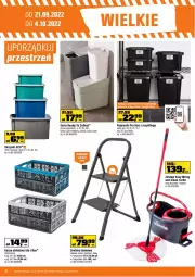 Gazetka promocyjna Obi - Gazetka OBI - Gazetka - ważna od 04.10 do 04.10.2022 - strona 12 - produkty: Top, Ser, Mop, Drabina, Kosz, Pojemnik, Wiadro
