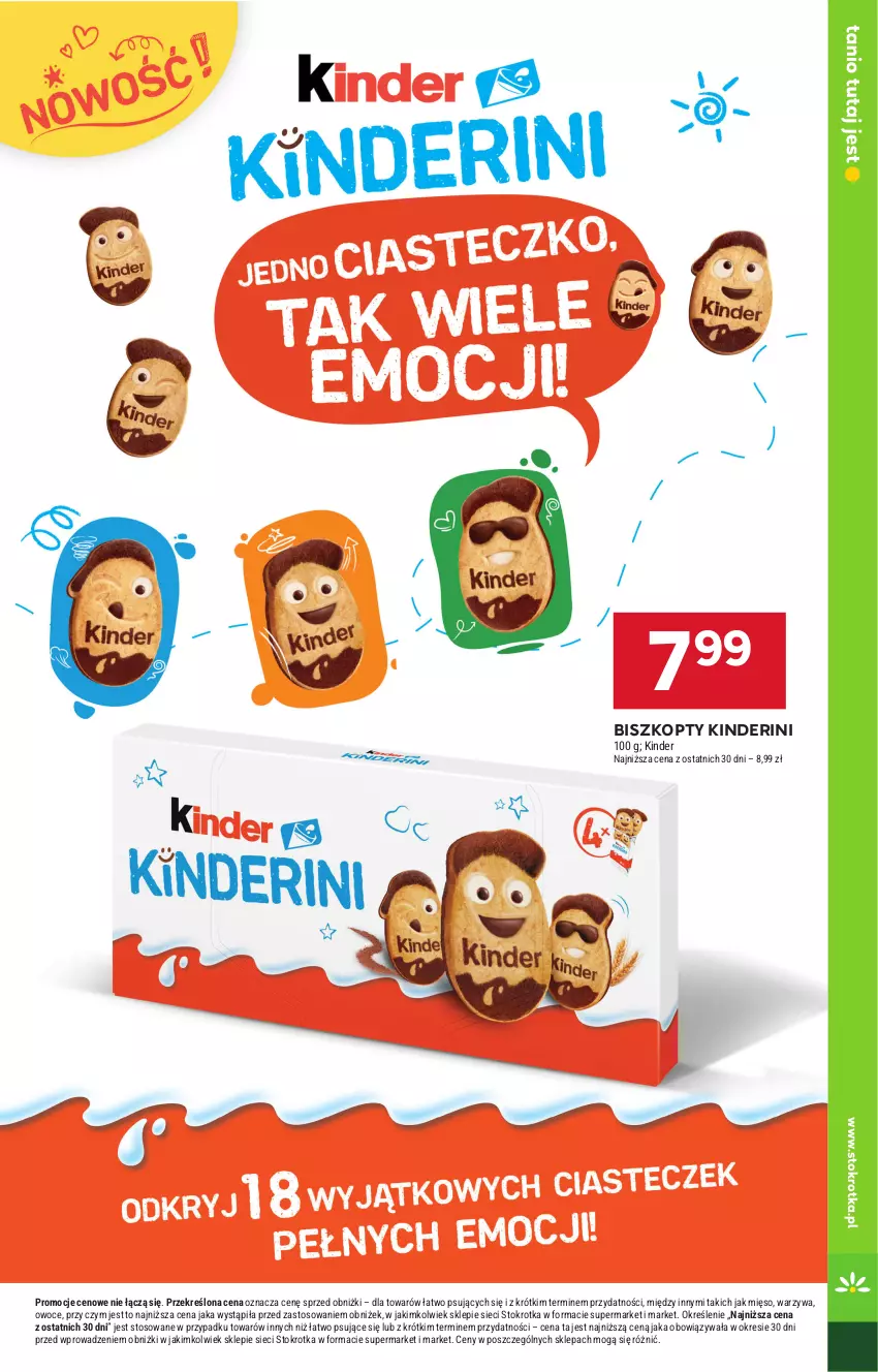 Gazetka promocyjna Stokrotka - otw bez lady - ważna 11.09 do 12.09.2025 - strona 21 - produkty: Biszkopty, Kinder, Mięso, Owoce, Warzywa