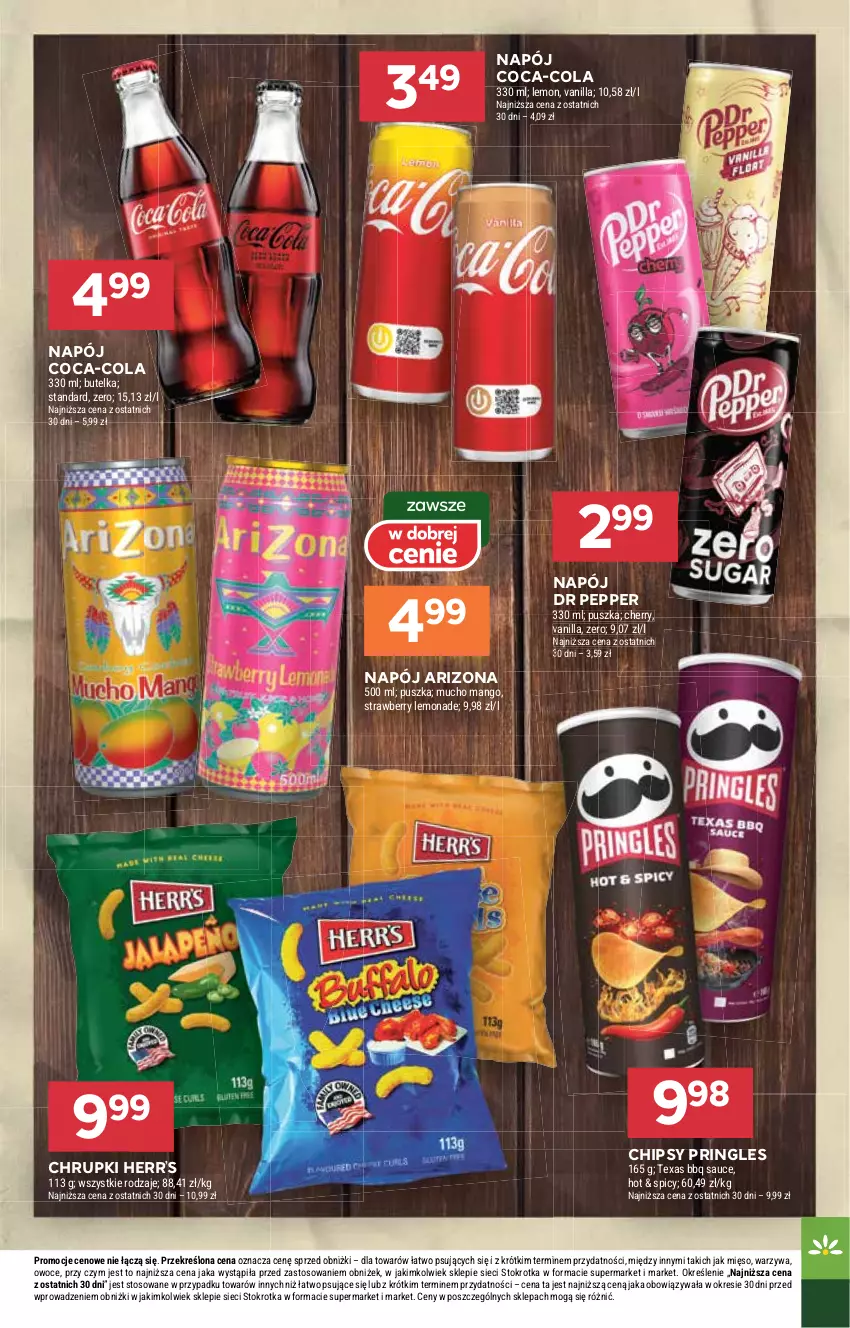 Gazetka promocyjna Stokrotka - otw bez lady - ważna 11.09 do 12.09.2025 - strona 29 - produkty: Chipsy, Chrupki, Coca-Cola, Mango, Mięso, Napój, Owoce, Pringles, Warzywa