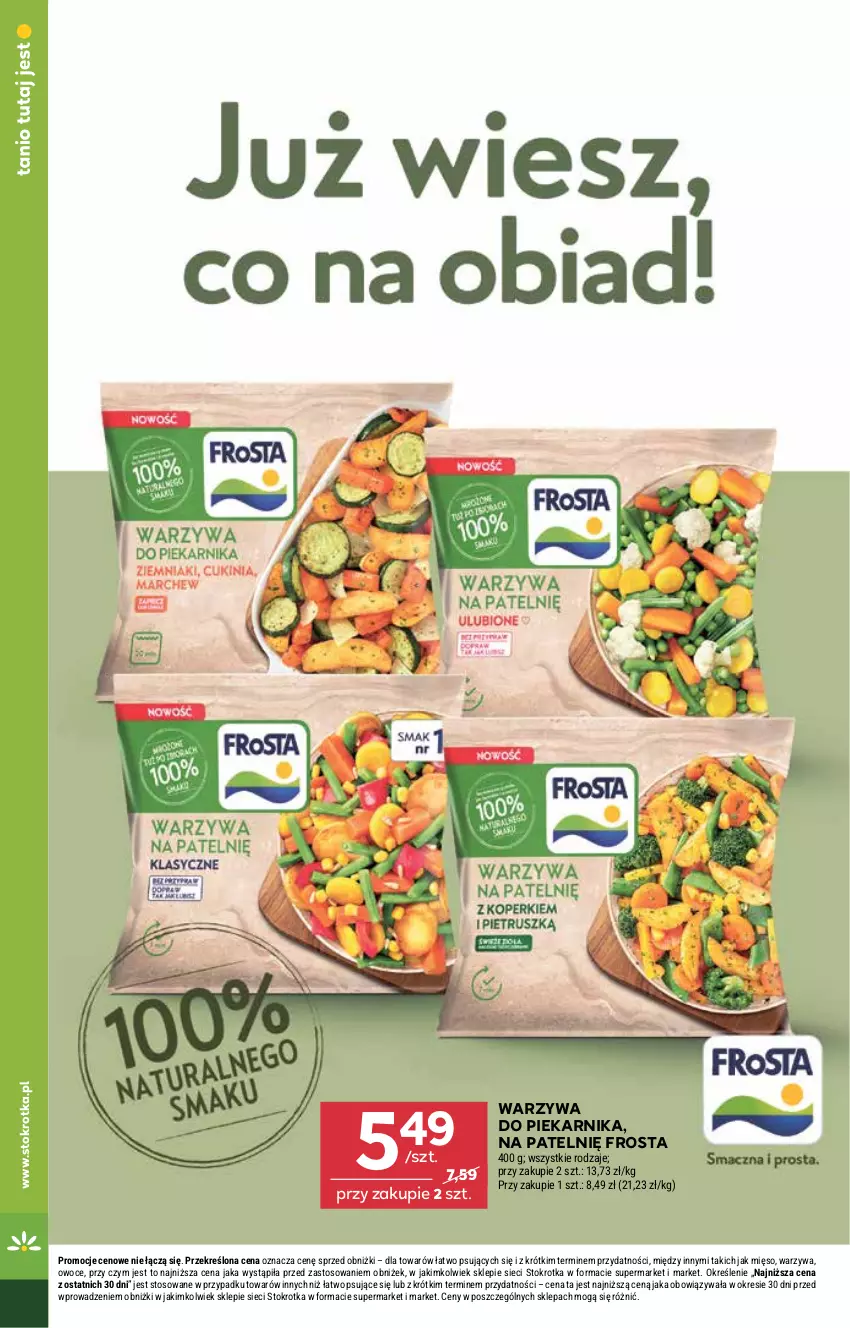 Gazetka promocyjna Stokrotka - otw bez lady - ważna 11.09 do 12.09.2025 - strona 30 - produkty: Frosta, Mięso, Owoce, Piekarnik, Warzywa