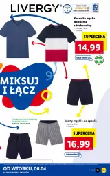 Gazetka promocyjna Lidl - GAZETKA - Gazetka - ważna od 10.04 do 10.04.2021 - strona 13 - produkty: Szorty, Kosz, Koszulka