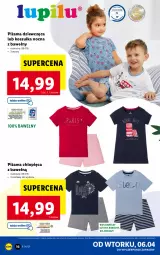 Gazetka promocyjna Lidl - GAZETKA - Gazetka - ważna od 10.04 do 10.04.2021 - strona 16 - produkty: Kosz, Koszulka, Piżama