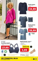 Gazetka promocyjna Lidl - GAZETKA - Gazetka - ważna od 10.04 do 10.04.2021 - strona 35 - produkty: Top, Sok, Biustonosz, Tunika