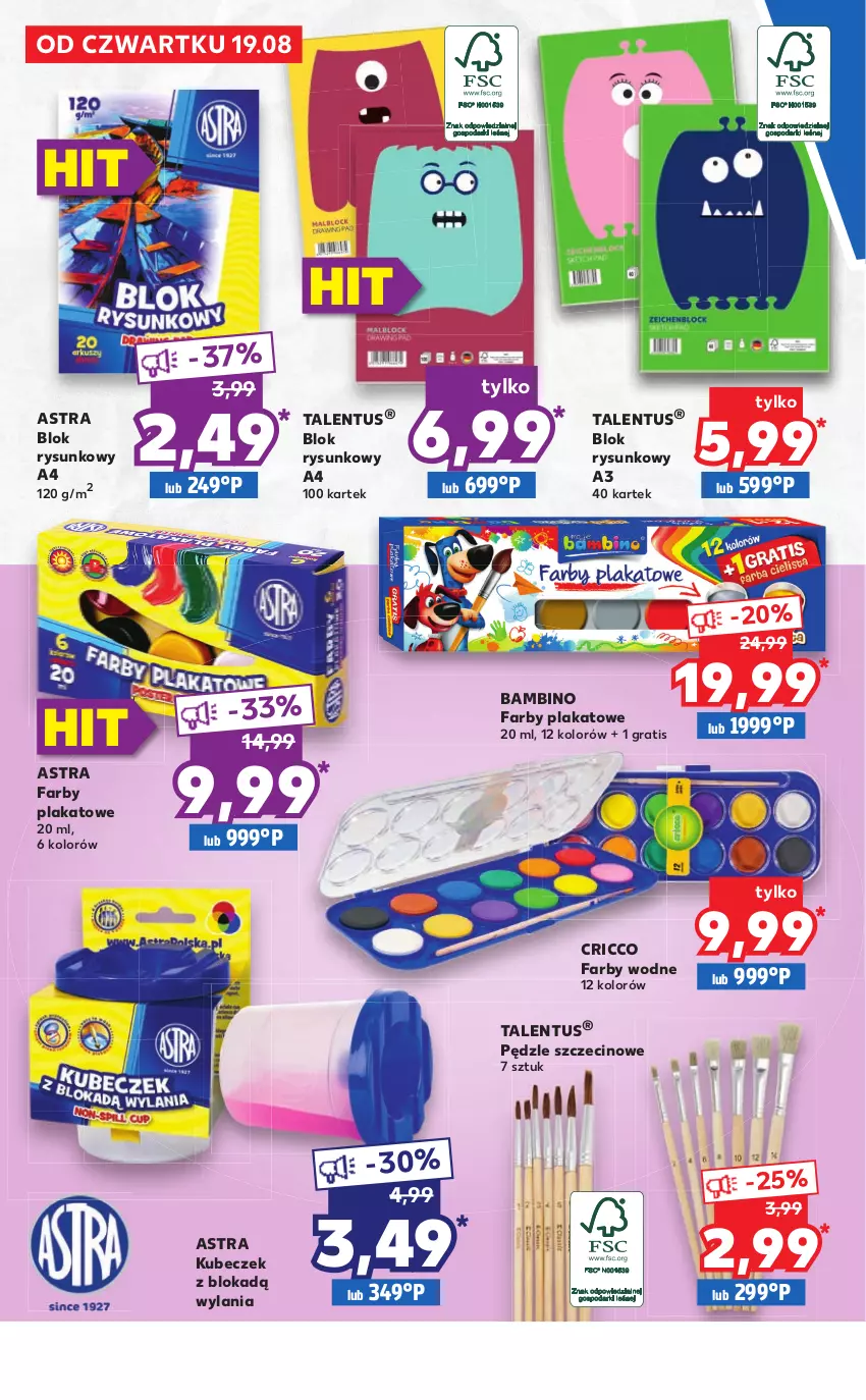 Gazetka promocyjna Kaufland - Katalog PRZYGOTUJ SIĘ DO SZKOŁY!  Oferta ważna  od  19.08.2021 do 04.09.2021 lub do wyczerpania zapasów - ważna 19.08 do 04.09.2021 - strona 2 - produkty: Fa, Gra