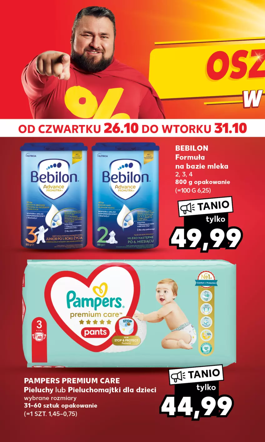 Gazetka promocyjna Kaufland - Mocny Start - ważna 30.10 do 31.10.2023 - strona 22 - produkty: BEBILON, Dzieci, Majtki, Mleko, O nas, Pampers, Pieluchomajtki, Pieluchy