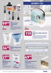 Gazetka promocyjna Aldi - Gazetka - ważna od 17.04 do 17.04.2021 - strona 9 - produkty: Dzbanek filtrujący, Sos, Sok, Dzbanek, Telefon, Blender ręczny, Blender, Głośnik, Trzepaczka, Aquaphor, Bateria, Kubek, Lampa, Listwa