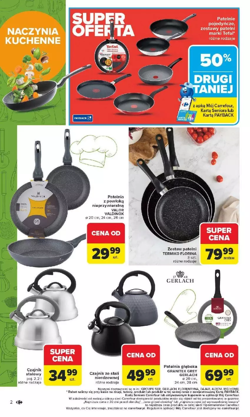 Gazetka promocyjna Carrefour - Gazetka Łap super okazje od poniedziałku! - ważna 02.02 do 14.02.2026 - strona 2 - produkty: Czajnik, Fa, Gra, Patelnia