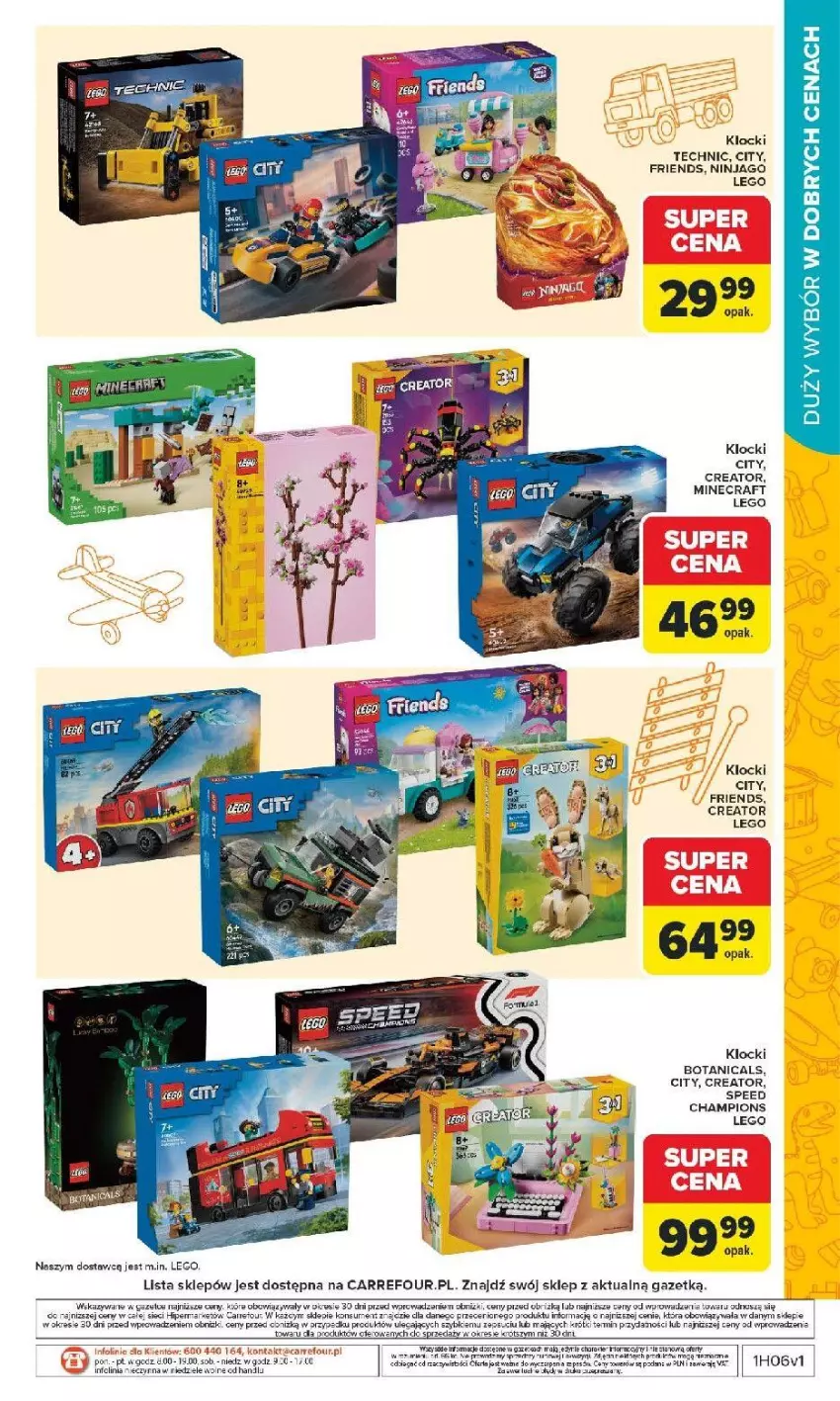 Gazetka promocyjna Carrefour - Gazetka Łap super okazje od poniedziałku! - ważna 02.02 do 14.02.2026 - strona 25 - produkty: Fa, Klocki, Kret, LEGO, Minecraft