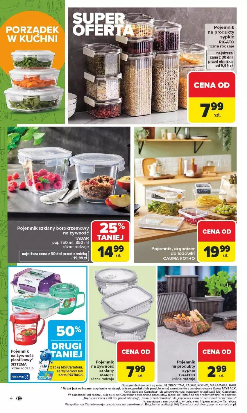 Gazetka promocyjna Carrefour - Gazetka Łap super okazje od poniedziałku! - ważna 02.02 do 14.02.2026 - strona 4 - produkty: EPEE, Fa, Gra, Organizer, Pojemnik, Pojemnik szklany