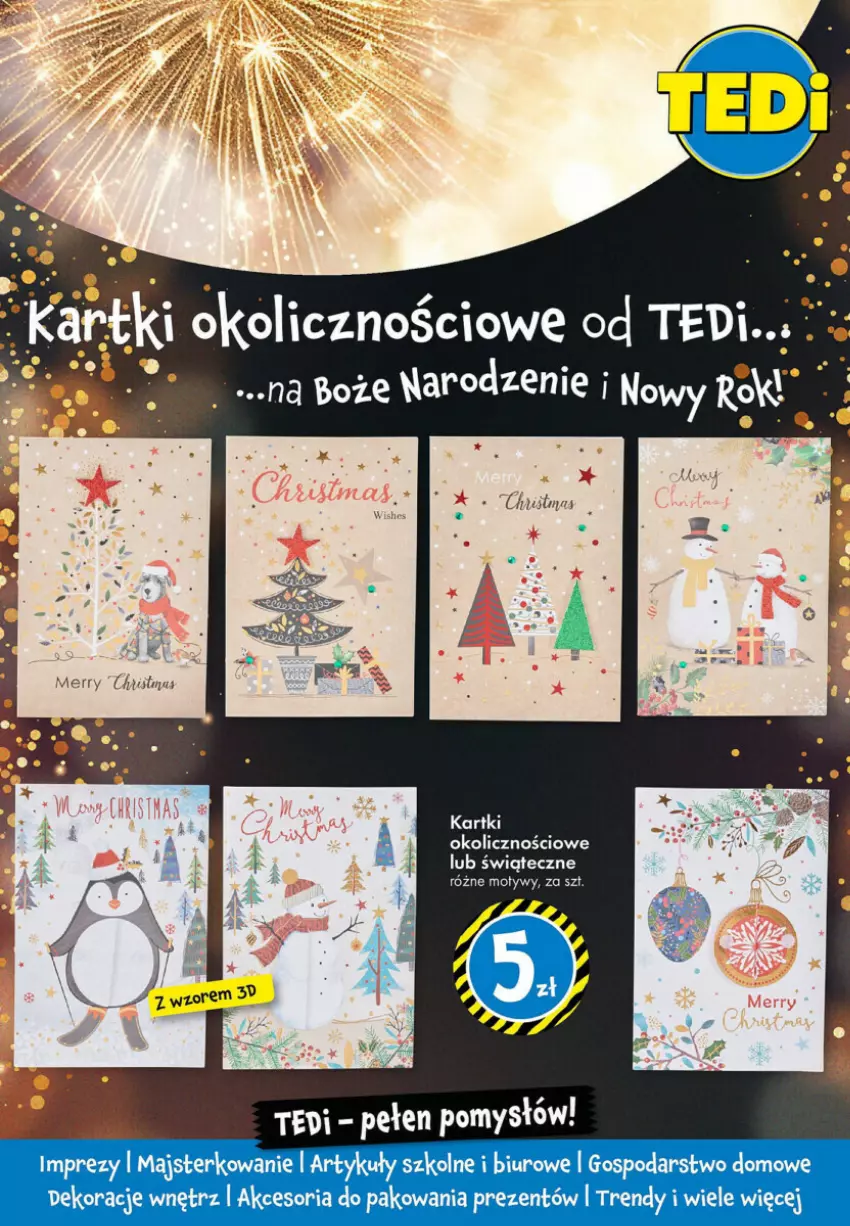 Gazetka promocyjna Pepco - ważna 13.12 do 21.12.2024 - strona 20 - produkty: Akcesoria do pakowania, Ariel, Biuro, Fa