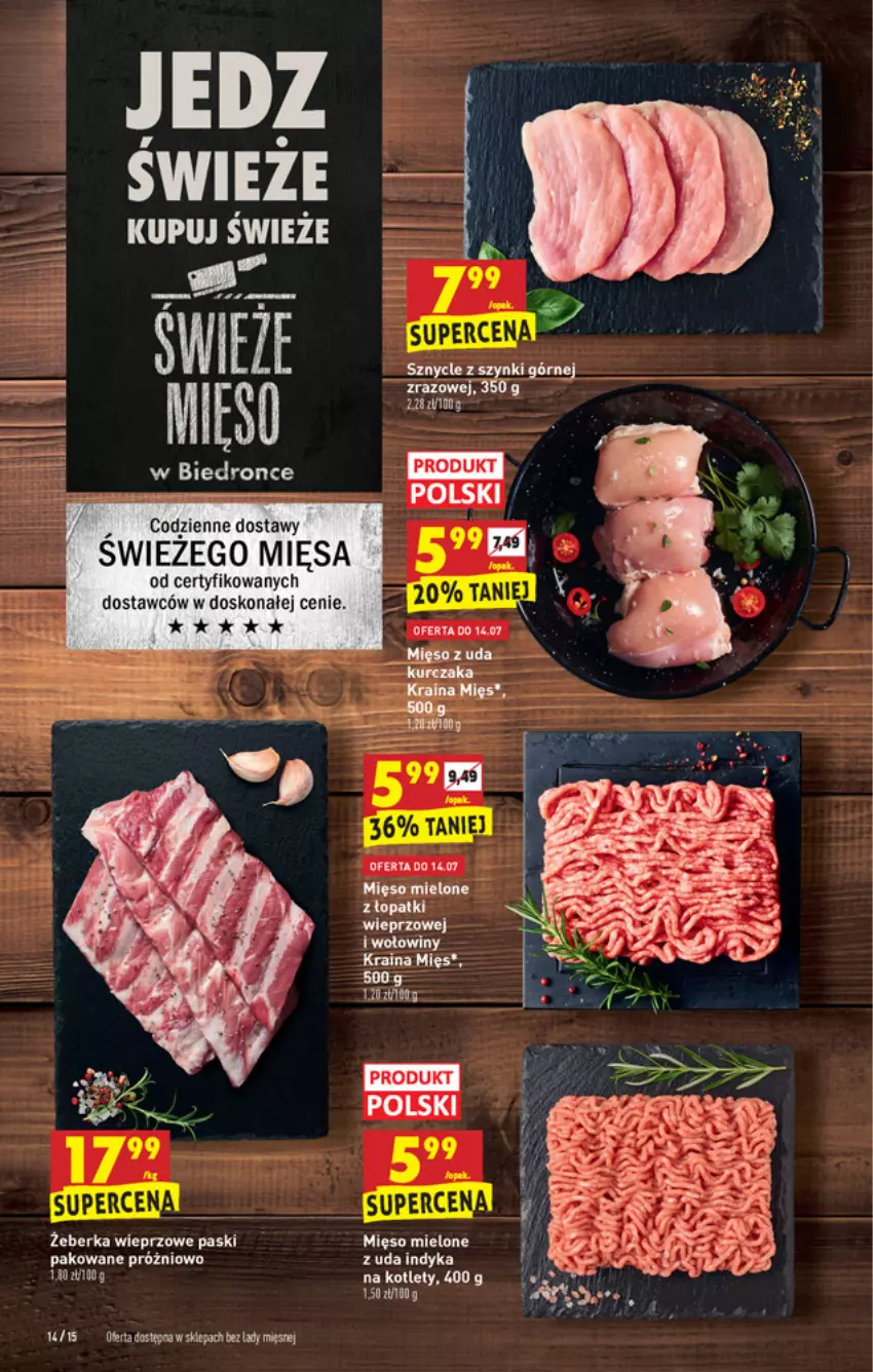 Gazetka promocyjna Biedronka - W tym tygodniu PK - ważna 12.07 do 17.07.2021 - strona 14 - produkty: Koc, Kotlet, Mięso, Mięso mielone, Mięso mielone z łopatki wieprzowej