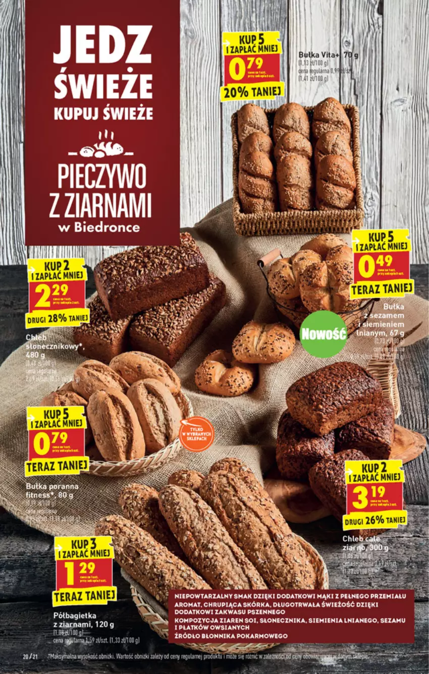 Gazetka promocyjna Biedronka - W tym tygodniu PK - ważna 12.07 do 17.07.2021 - strona 20 - produkty: Piec, Pieczywo, Sezam