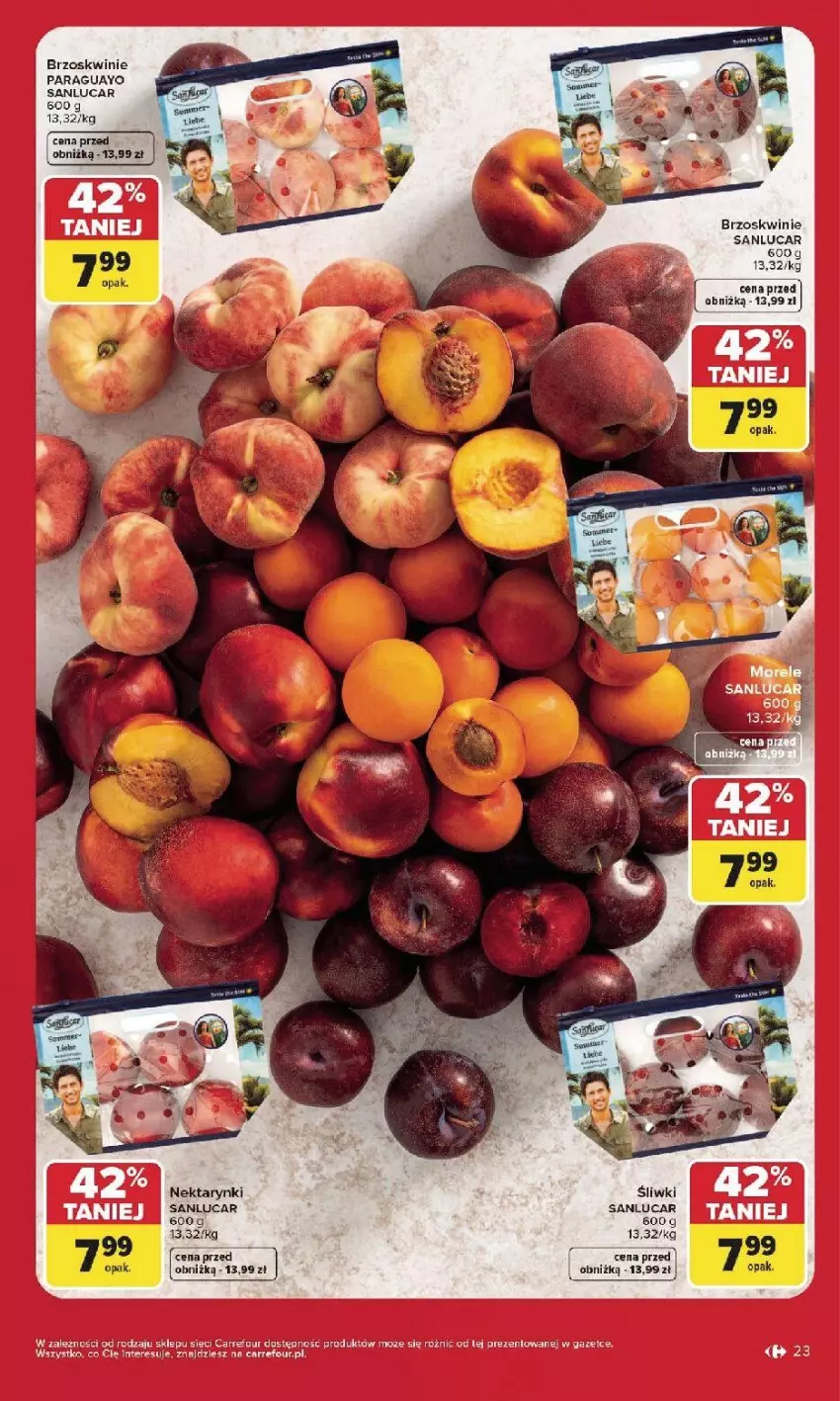 Gazetka promocyjna Carrefour - Gazetka Carrefour, Market w SUMIE najlepsz, od poniedziałku - ważna 27.07 do 01.08.2026 - strona 25 - produkty: Brzoskwinie, Nektar