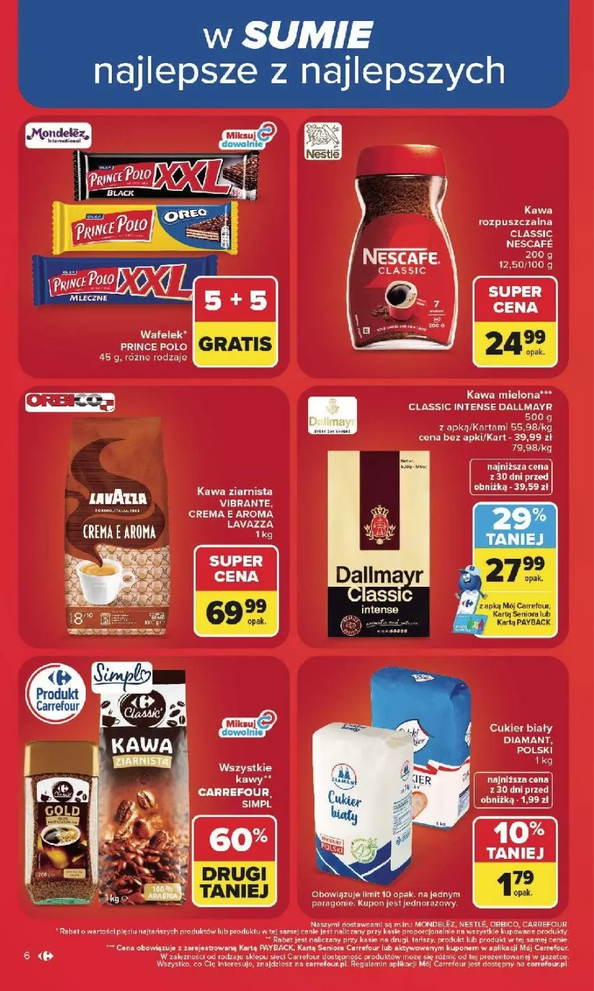 Gazetka promocyjna Carrefour - Gazetka Carrefour, Market w SUMIE najlepsz, od poniedziałku - ważna 27.07 do 01.08.2026 - strona 8 - produkty: Fa, Kawa, Kawa ziarnista