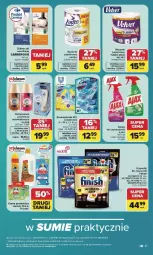 Gazetka promocyjna Carrefour - Gazetka Carrefour, Market w SUMIE najlepsz, od poniedziałku - Gazetka - ważna od 01.08 do 01.08.2026 - strona 49 - produkty: Domestos, Ser, Ajax, Papier, Finish, Zawieszki, Velvet, Duck, Ręcznik, Odświeżacz powietrza, Zmywarki, Pronto