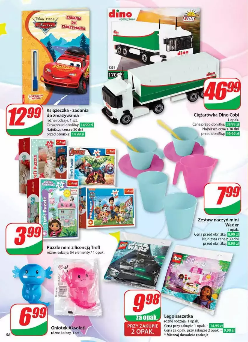 Gazetka promocyjna Dino - ważna 05.02 do 11.02.2025 - strona 54 - produkty: Fa, LEGO, Puzzle