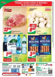 Gazetka promocyjna Dino - Gazetka - ważna od 11.02 do 11.02.2025 - strona 68 - produkty: Piec, Ser, Parówki, Tera, LANA, Pieczarka, Woda, Artur, Berlinki, Fa