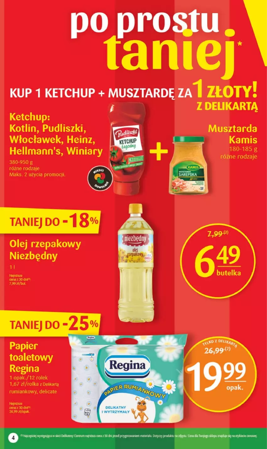 Gazetka promocyjna Delikatesy Centrum - Gazetka DC31 v.2 - ważna 10.08 do 16.08.2023 - strona 4 - produkty: Ketchup, Mus