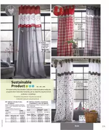 Gazetka promocyjna Bonprix - HITY MODY - Gazetka - ważna od 11.05 do 11.05.2021 - strona 73 - produkty: Ser, Zasłona, Wełna, Vichy, Karnisz, Bieżnik, Renifer, Woal, Obrus, Listwa