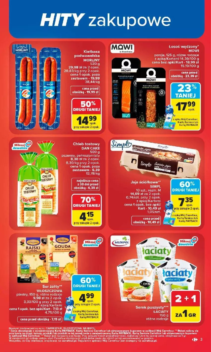 Gazetka promocyjna Carrefour - Gazetka Carrefour, Market w SUMIE najlpeszy, od poniedziałku - ważna 15.06 do 20.06.2026 - strona 5 - produkty: Chleb, Fa, Gouda