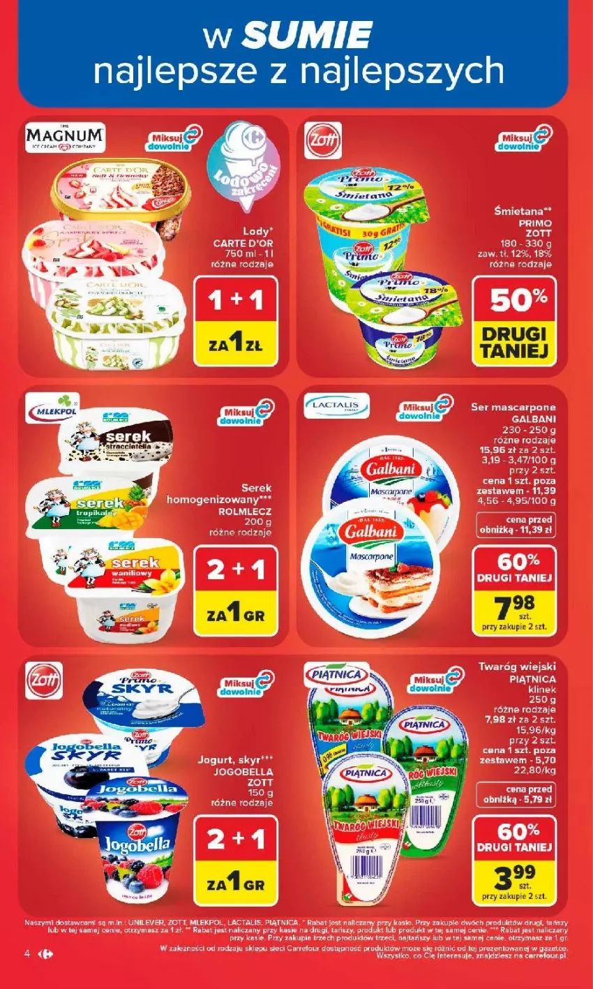 Gazetka promocyjna Carrefour - Gazetka Carrefour, Market w SUMIE najlpeszy, od poniedziałku - ważna 15.06 do 20.06.2026 - strona 6 - produkty: Fa, Piątnica, Por