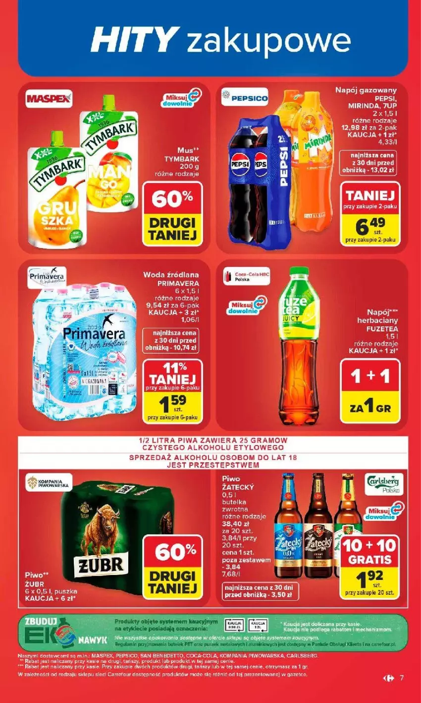 Gazetka promocyjna Carrefour - Gazetka Carrefour, Market w SUMIE najlpeszy, od poniedziałku - ważna 15.06 do 20.06.2026 - strona 9 - produkty: Fa, Pepsi, Piwo, Prima, Primavera