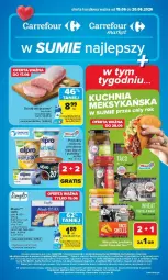 Gazetka promocyjna Carrefour - Gazetka Carrefour, Market w SUMIE najlpeszy, od poniedziałku - Gazetka - ważna od 20.06 do 20.06.2026 - strona 1 - produkty: Jogurt, Schab wieprzowy, Pudding, Alpro, Masło, LG, Fa