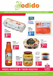 Gazetka promocyjna Odido - SUPER OFERTY! - Gazetka - ważna od 05.05 do 05.05.2022 - strona 1 - produkty: Ser, Ogórki konserwowe, Jaja, Kosz, Salsa, Lody, Nektar