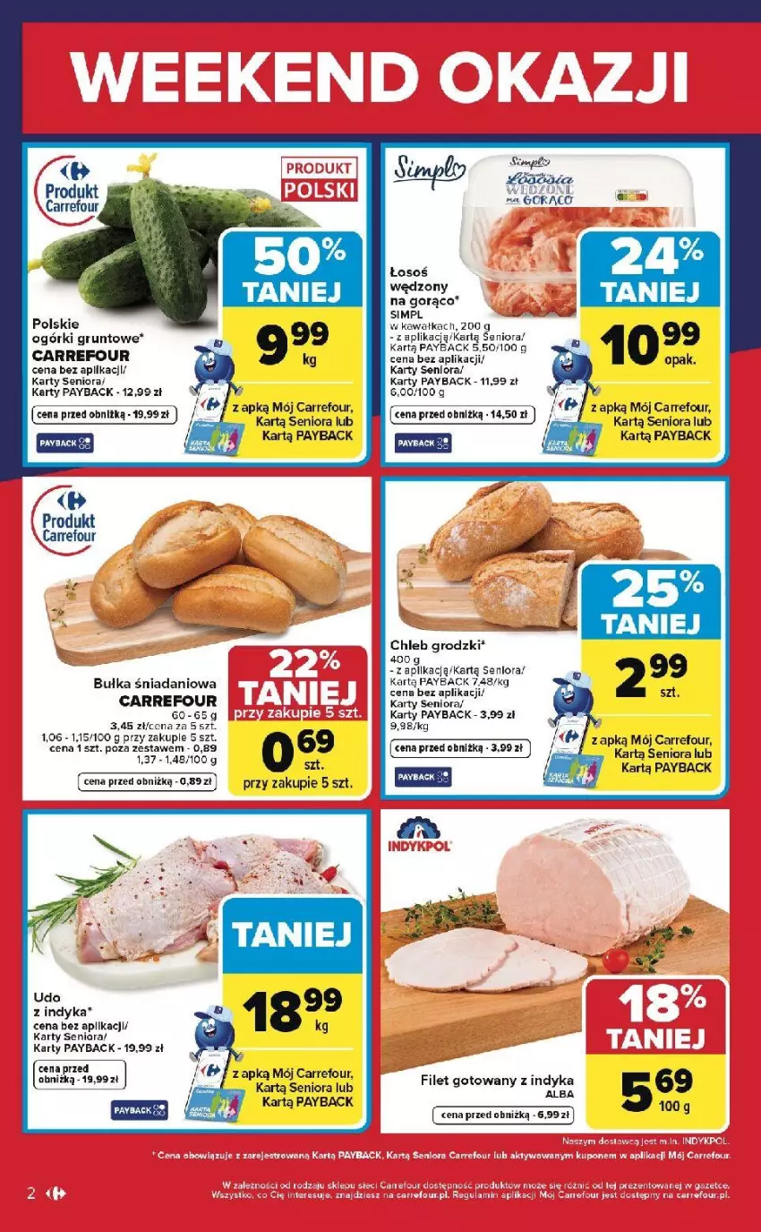 Gazetka promocyjna Carrefour - Gazetka Weekend okazji już od czwartku! - ważna 09.04 do 11.04.2026 - strona 2 - produkty: Bułka, Chleb, Danio, EPEE, Fa, Grunt, Kawa, LG
