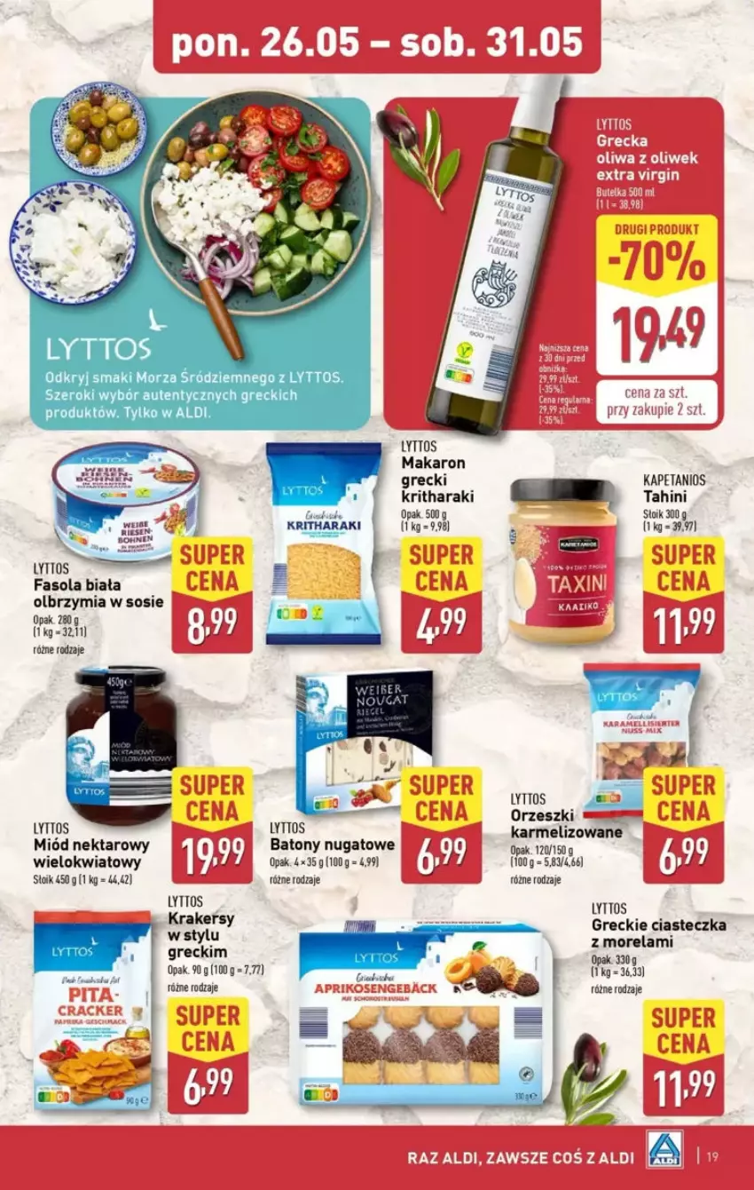 Gazetka promocyjna Aldi - ważna 25.05 do 31.05.2025 - strona 11 - produkty: Baton, Fa, Fasola, Krakersy, Makaron, Miód, Morela, Nektar, Orzeszki, Sos