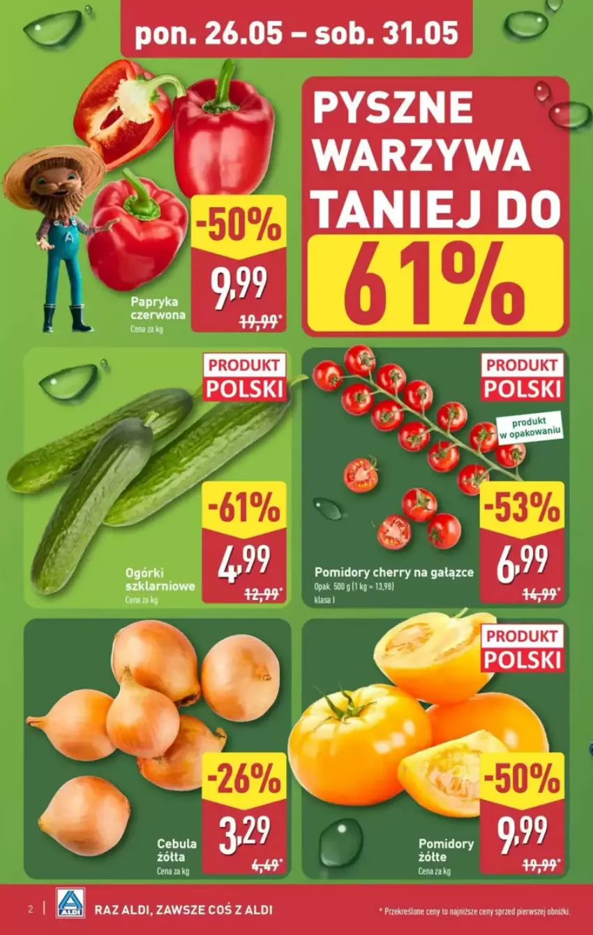Gazetka promocyjna Aldi - ważna 25.05 do 31.05.2025 - strona 12 - produkty: Papryka, Papryka czerwona, Warzywa