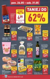 Gazetka promocyjna Aldi - Gazetka - ważna od 31.05 do 31.05.2025 - strona 2 - produkty: Makaron, Noż, Mus, Korniszony, Rust, Sardynki, EPEE, Muffiny, Tuńczyk, Olej