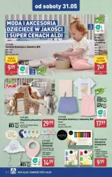 Gazetka promocyjna Aldi - Gazetka - ważna od 31.05 do 31.05.2025 - strona 28 - produkty: Body, Maskotka pluszowa, Dior, Wełna, Dzieci, Spodnie