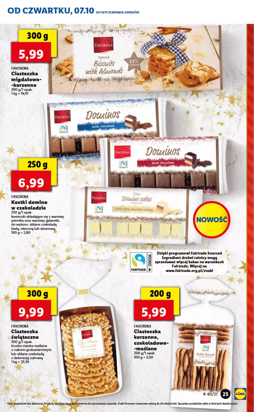 Gazetka promocyjna Lidl - GAZETKA - ważna 07.10 do 10.10.2021 - strona 25 - produkty: Deser, Fa, Gala, Galaretki, Gra, Kakao, Piernik, Ser