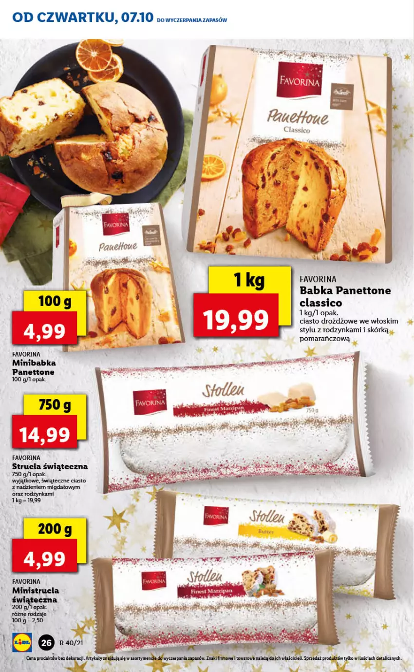 Gazetka promocyjna Lidl - GAZETKA - ważna 07.10 do 10.10.2021 - strona 26 - produkty: Babka, Fa, Sos, Strucla