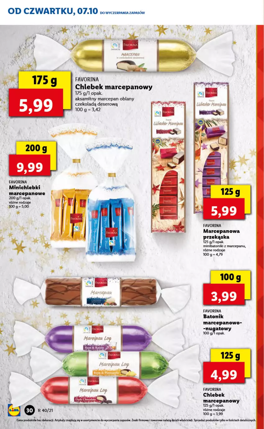 Gazetka promocyjna Lidl - GAZETKA - ważna 07.10 do 10.10.2021 - strona 30 - produkty: Aksam, Baton, Chleb, Deser, Fa, Ser, Tonik