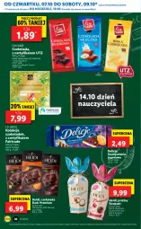 Gazetka promocyjna Lidl - GAZETKA - Gazetka - ważna od 10.10 do 10.10.2021 - strona 37 - produkty: Ser, Praliny, Czekolada, Delicje, Deser, Fa